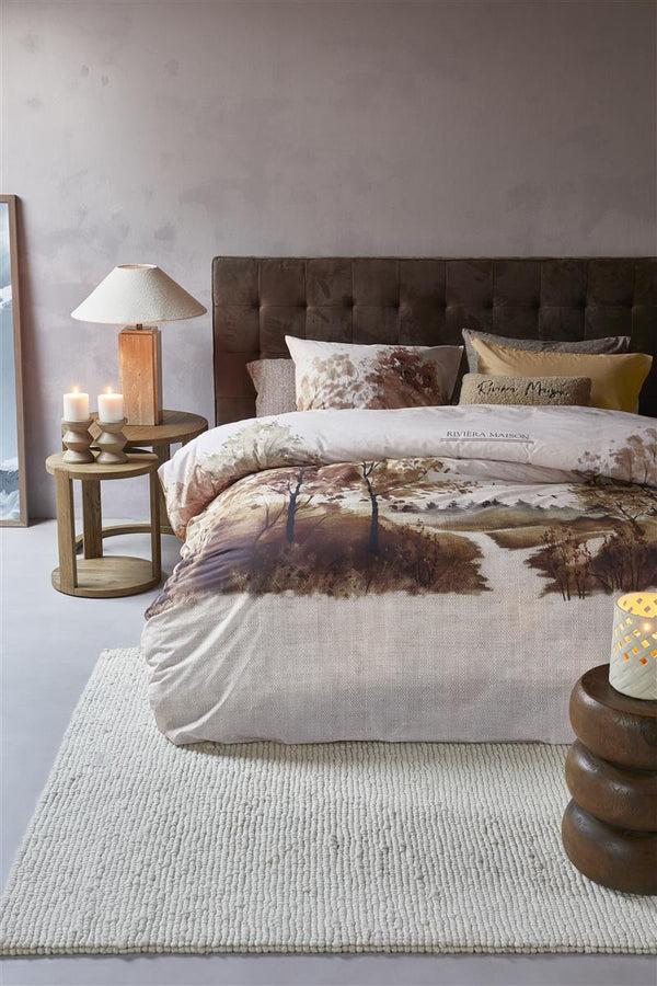 Beddinghouse Riviera Maison Aurelia Dekbedovertrek - Bruin