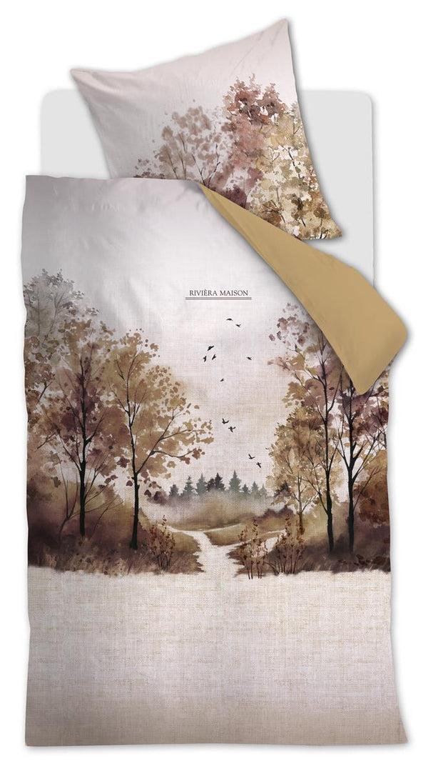 beddinghouse Riviera Maison Aurelia dekbedovertrek - Bruin