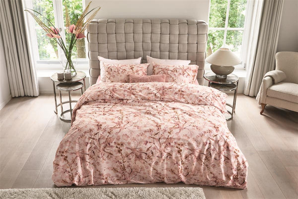 Beddinghouse Riviera Maison Blushing Blooms Dekbedovertrek - Roze