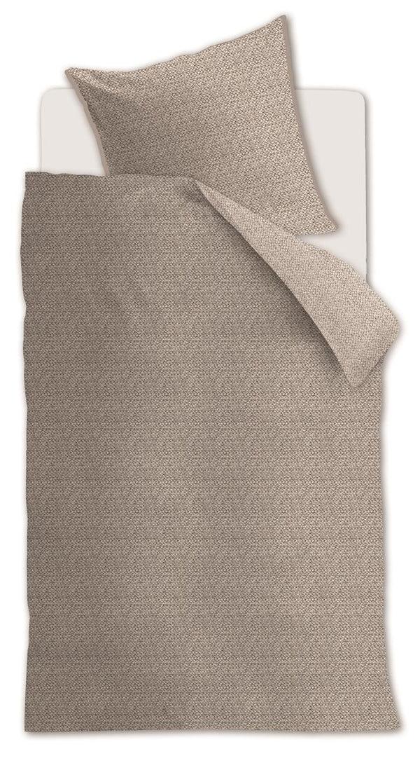 beddinghouse Riviera Maison Braided dekbedovertrek - Taupe