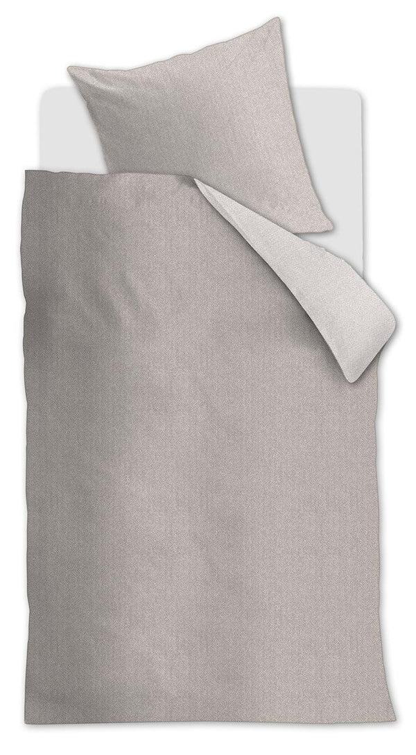 beddinghouse Riviera Maison Chevron Weave dekbedovertrek - Zand