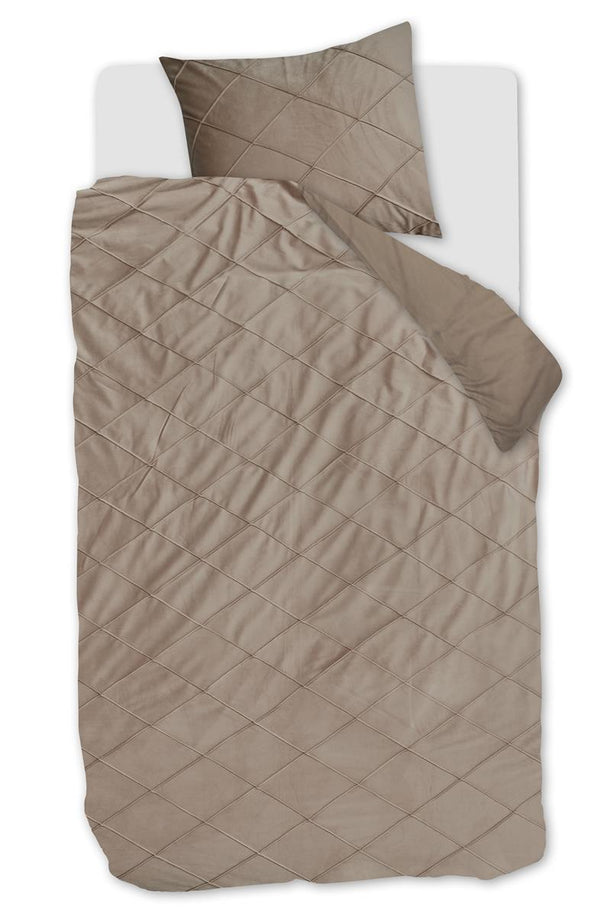 beddinghouse Riviera Maison Diamond dekbedovertrek - Zand