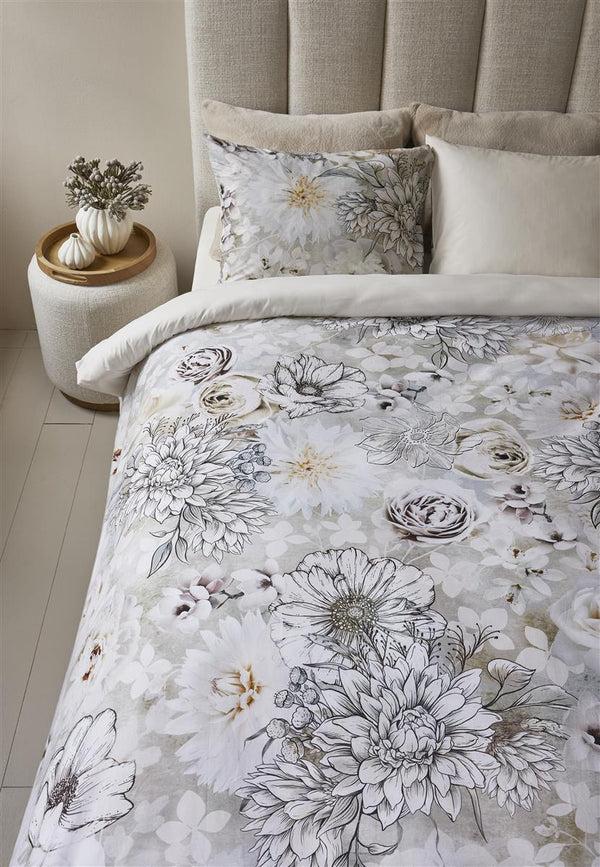 Beddinghouse Riviera Maison Flourish Dekbedovertrek - Zand