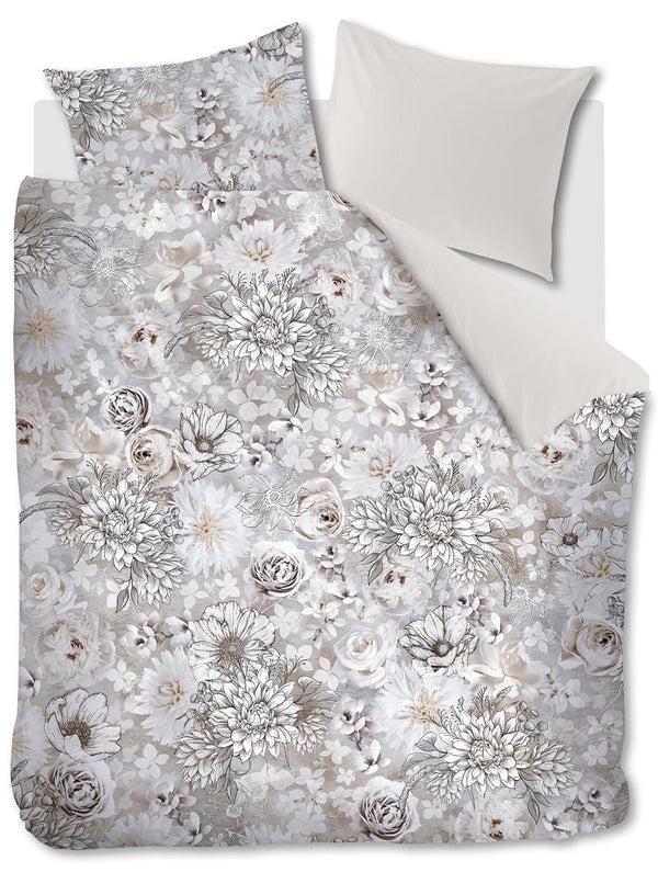 beddinghouse Riviera Maison Flourish dekbedovertrek - Zand