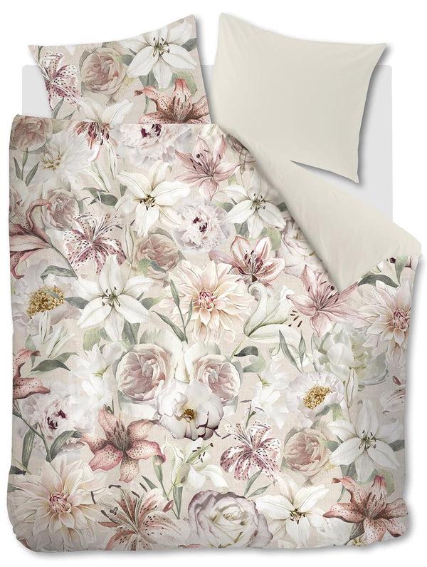 Beddinghouse Riviera Maison Lily Love Dekbedovertrek - Roze