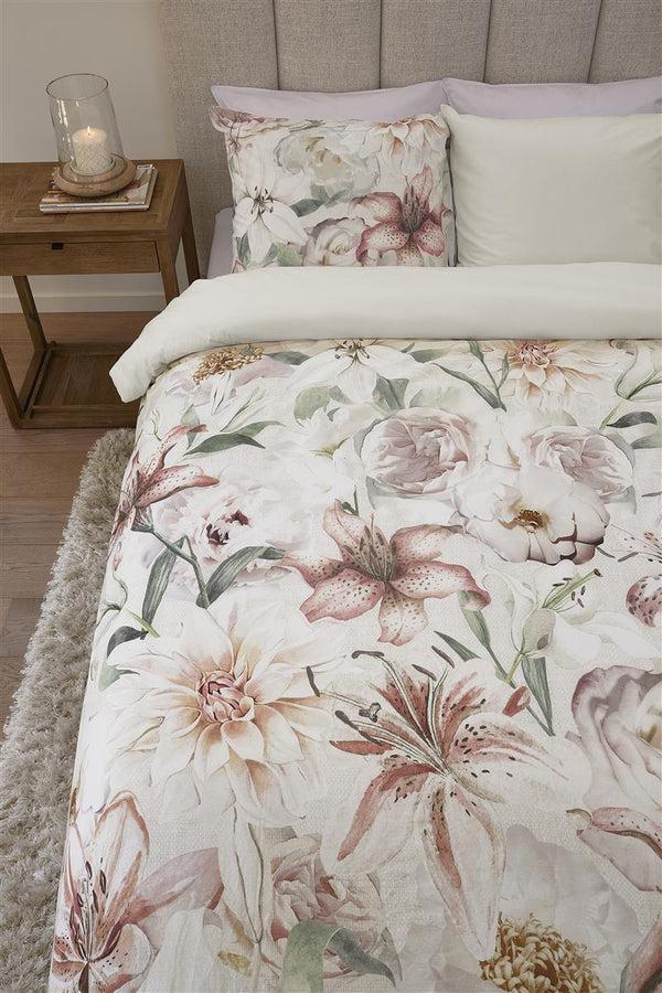 Beddinghouse Riviera Maison Lily Love Dekbedovertrek - Roze