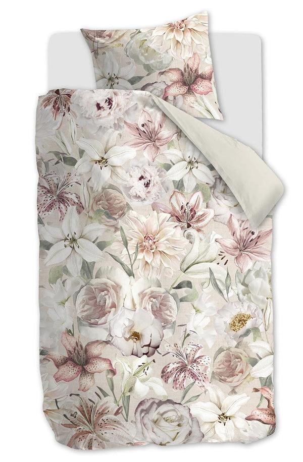 beddinghouse Riviera Maison Lily Love dekbedovertrek - Roze