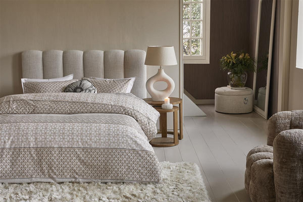 Beddinghouse Riviera Maison Marley Dekbedovertrek - Zand