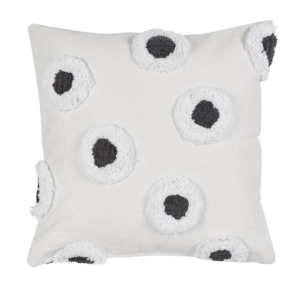 beddinghouse Vtwonen Stripe and Eye Sierkussen - 50x50 cm - Naturel