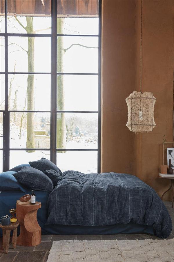 Beddinghouse Vtwonen Tufted Sierkussen - 30x50 Cm - Donker Blauw