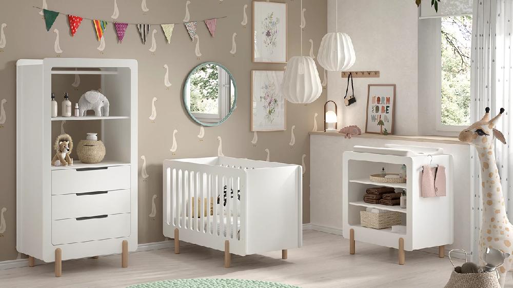 beter bed Babyledikant Smile met verzorgingstafel