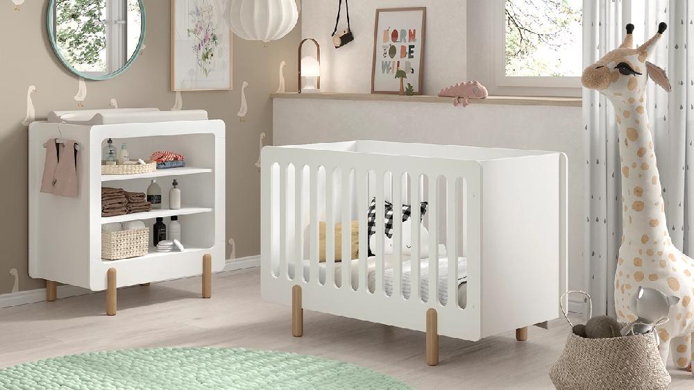 beter bed Babyledikant Smile met verzorgingstafel