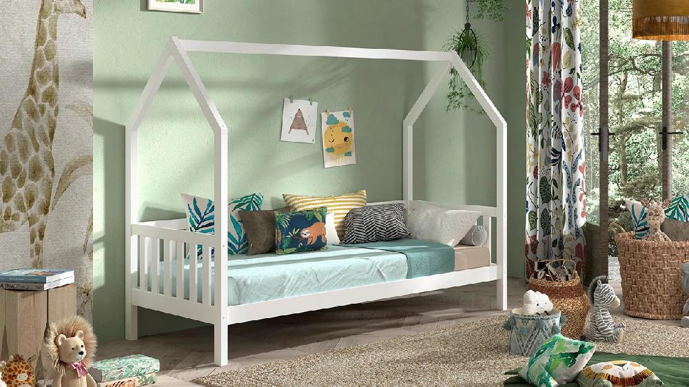 beter bed Bed Cabane met hekje