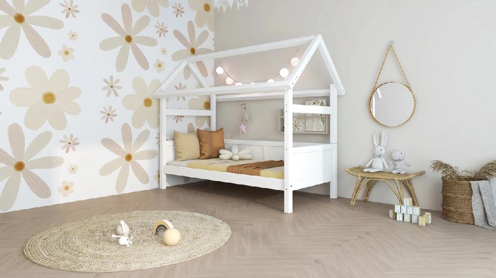 beter bed Bedbank Puck met dakframe