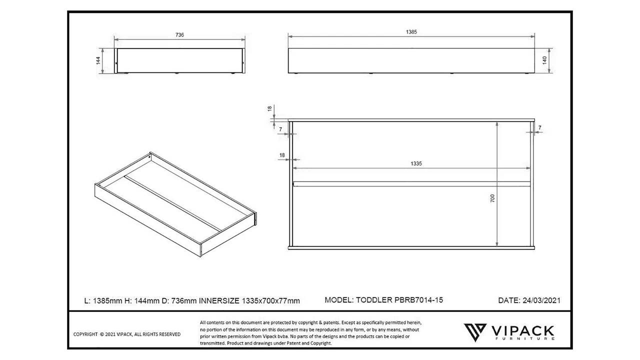 Beter Bed Bedlade Peuterbed