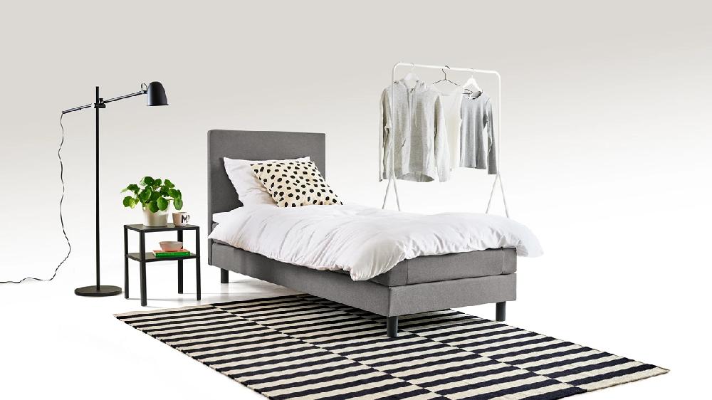 beter bed Box Ambra vlak met gestoffeerd matras