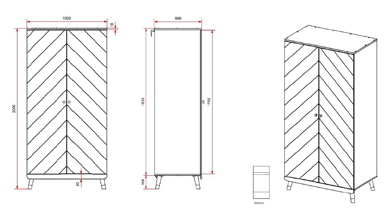 Beter Bed Draaideurkast Billy