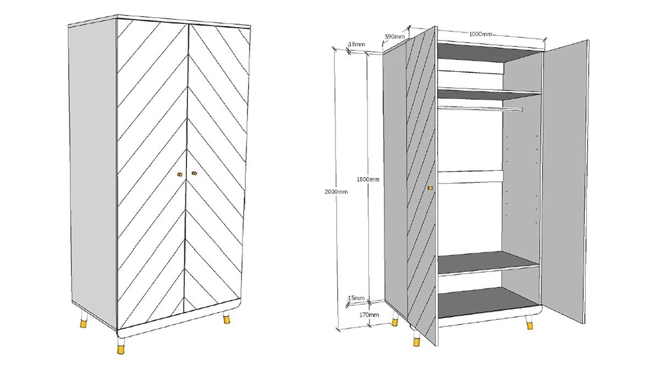 Beter Bed Draaideurkast Billy