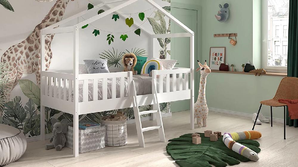 beter bed Halfhoogslaper Dallas als huis