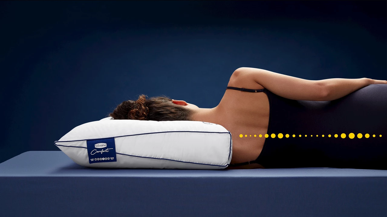 Beter Bed Hoofdkussen Silvana Comfort Blauw