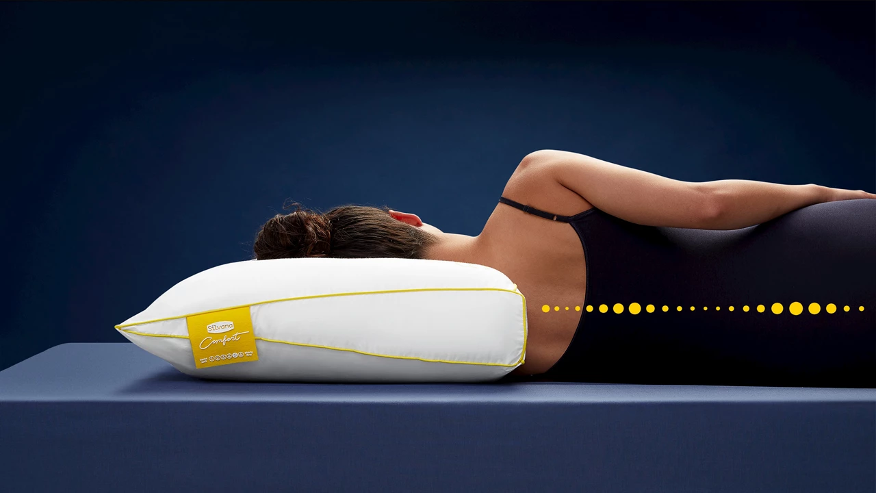 Beter Bed Hoofdkussen Silvana Comfort Geel