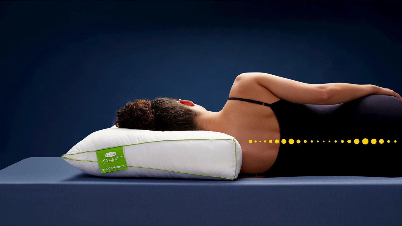 Beter Bed Hoofdkussen Silvana Comfort Groen