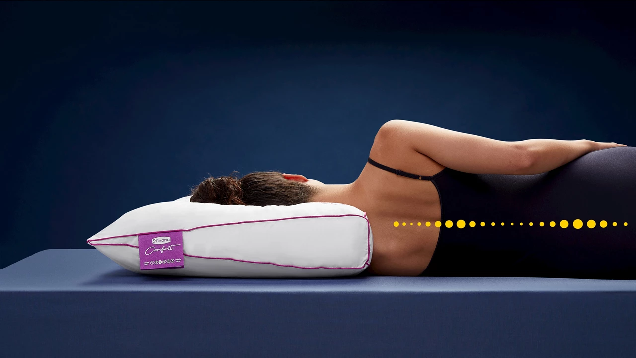 Beter Bed Hoofdkussen Silvana Comfort Paars