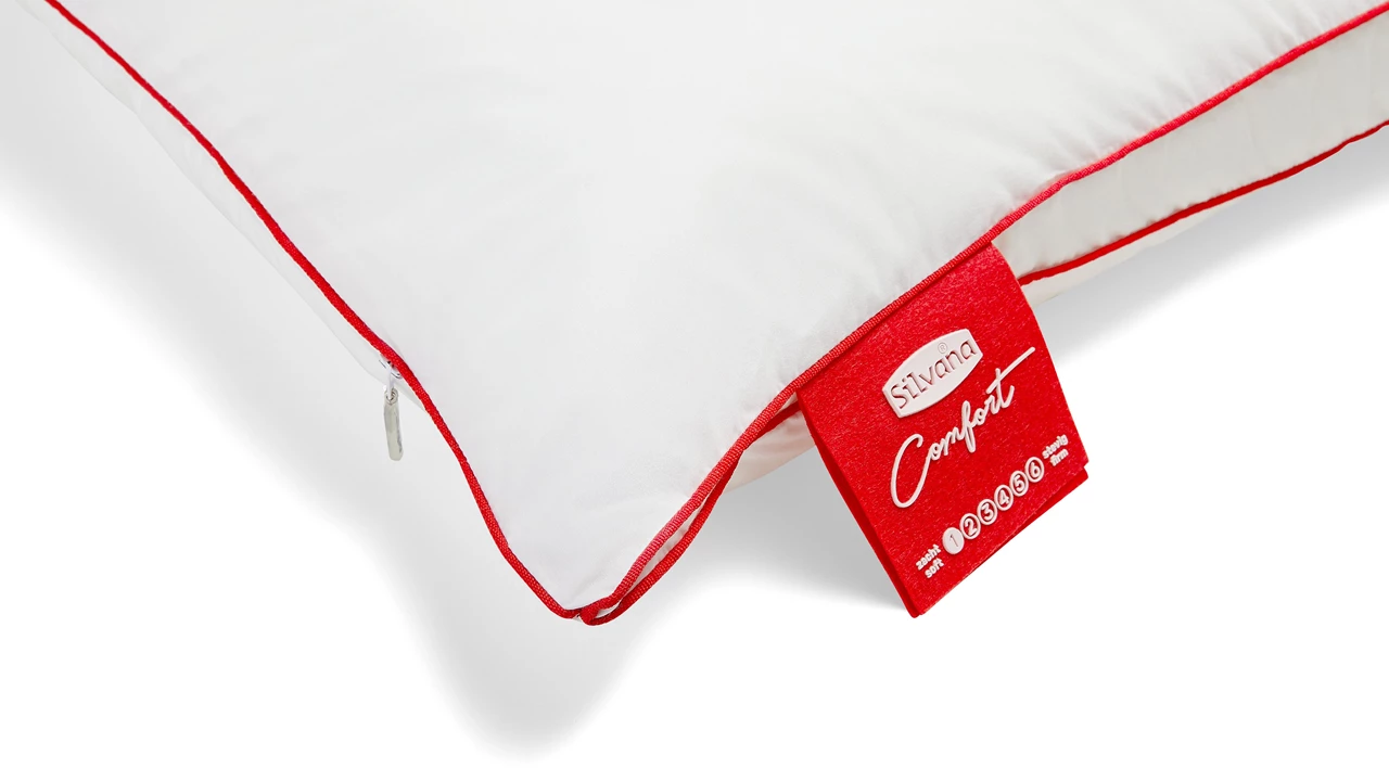 Beter Bed Hoofdkussen Silvana Comfort Rood