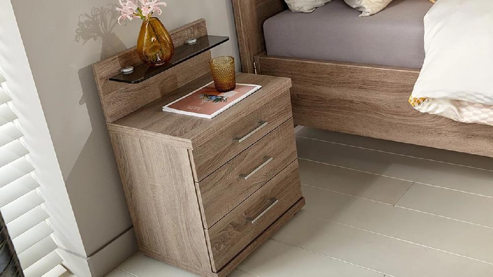 Beter Bed Nachtkast Bienne Met 3 Laden