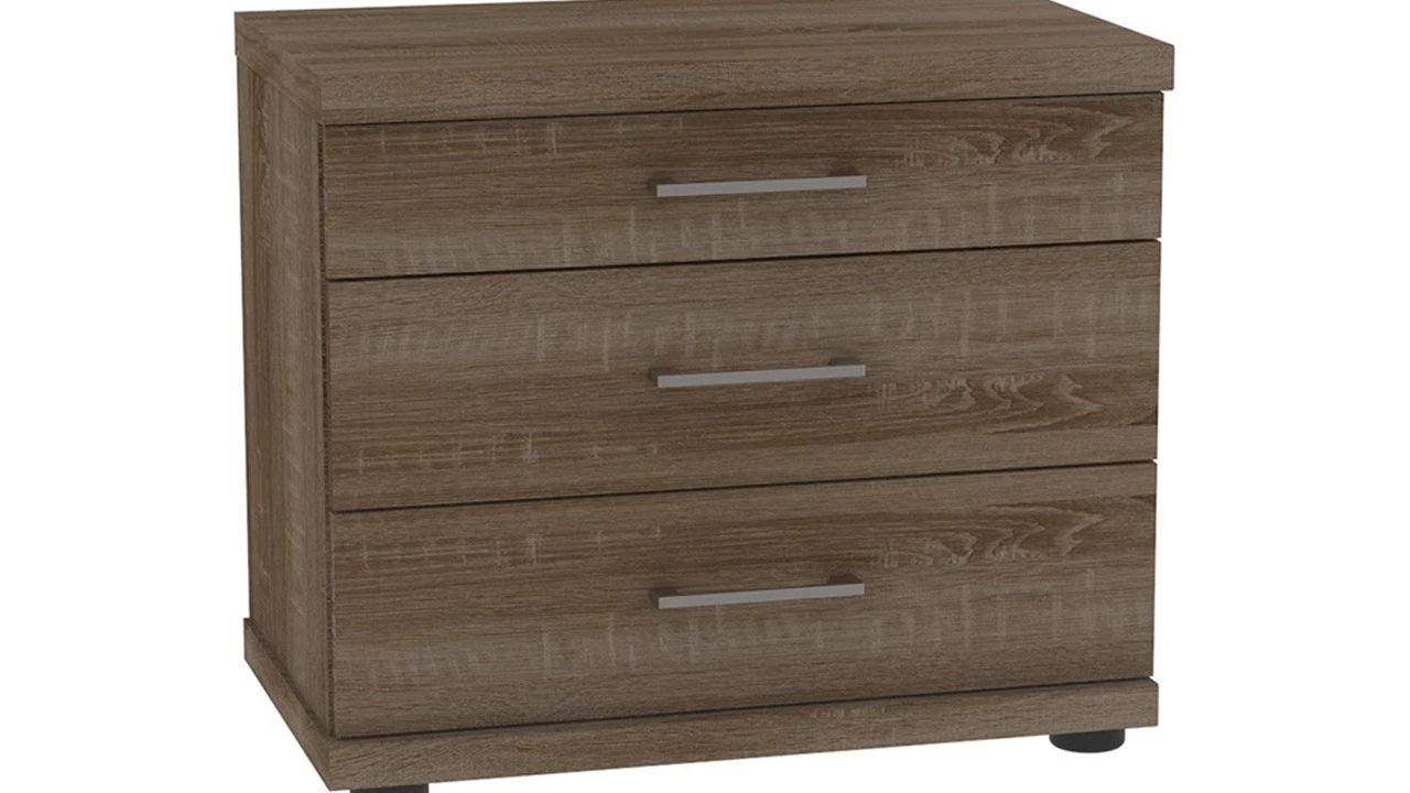 beter bed Nachtkast Bienne met 3 laden