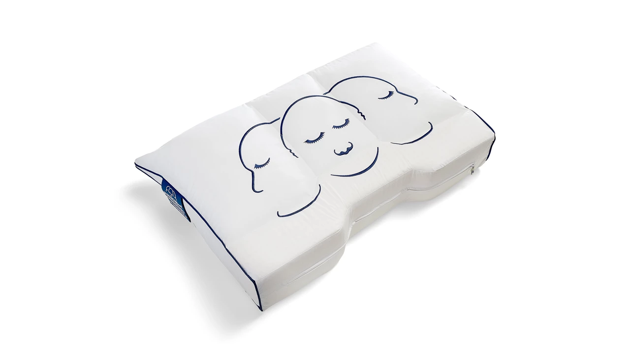 beter bed Neksteunkussen Silvana Support Blauw