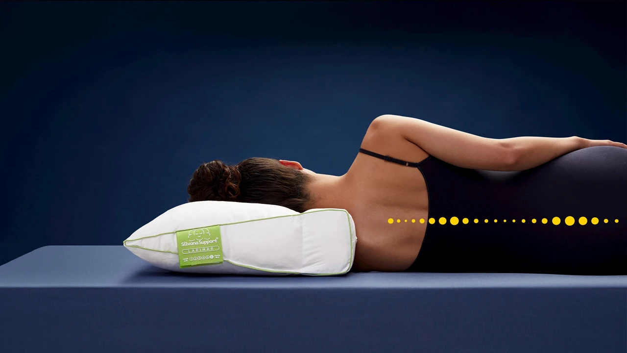 Beter Bed Neksteunkussen Silvana Support Groen