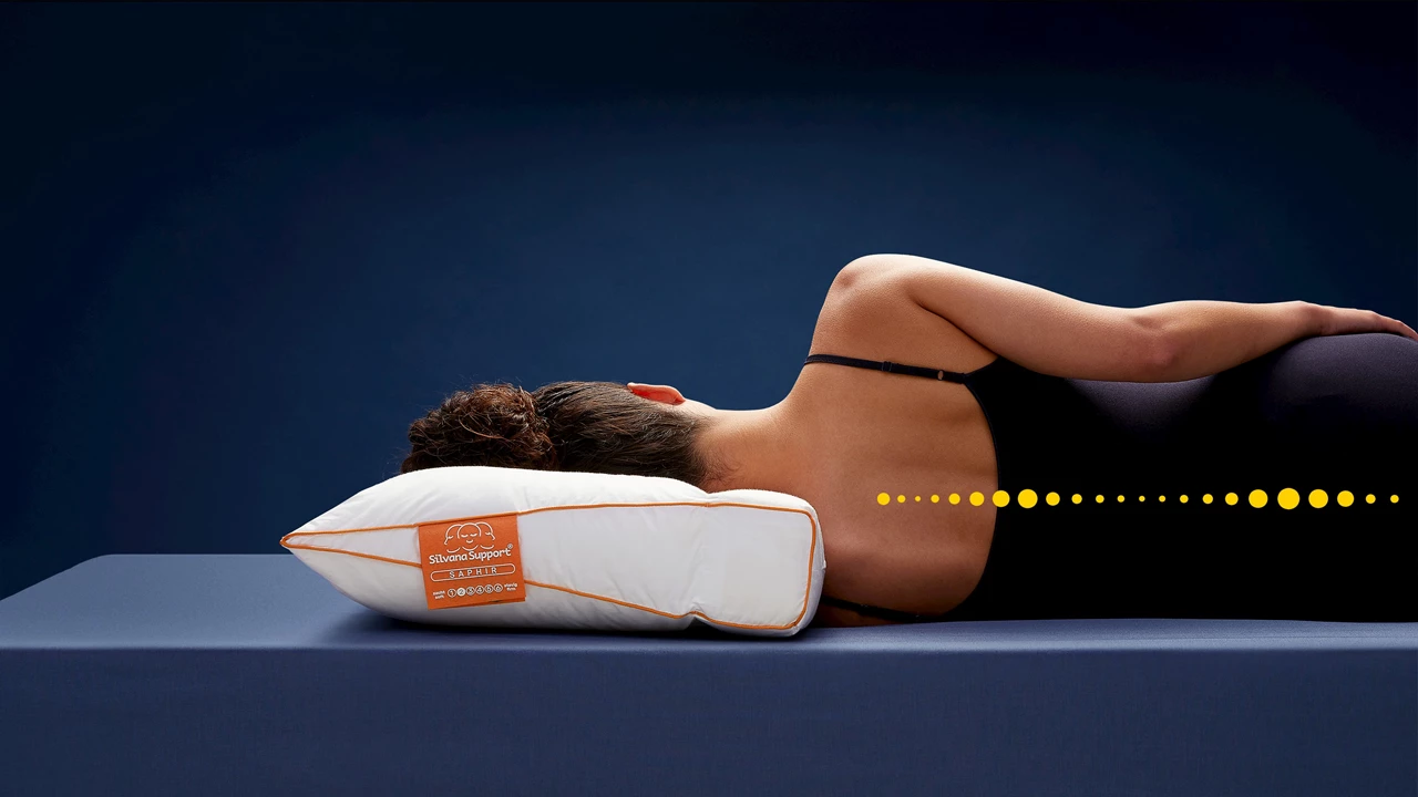 Beter Bed Neksteunkussen Silvana Support Oranje