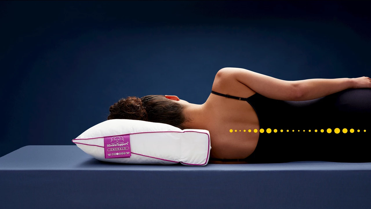 Beter Bed Neksteunkussen Silvana Support Paars