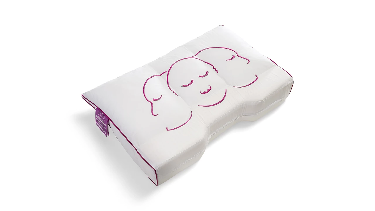 beter bed Neksteunkussen Silvana Support Paars