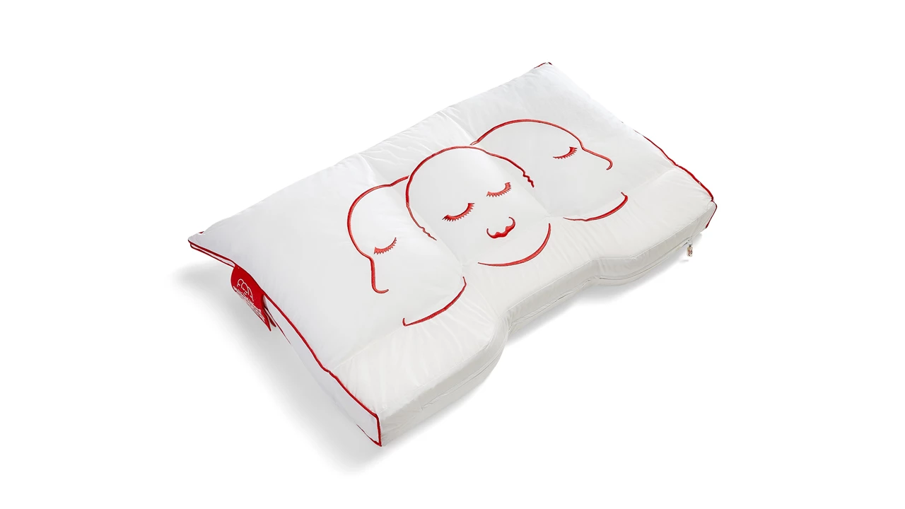 beter bed Neksteunkussen Silvana Support Rood