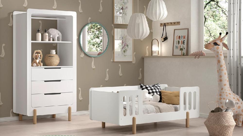 beter bed Peuterbed Smile met kast