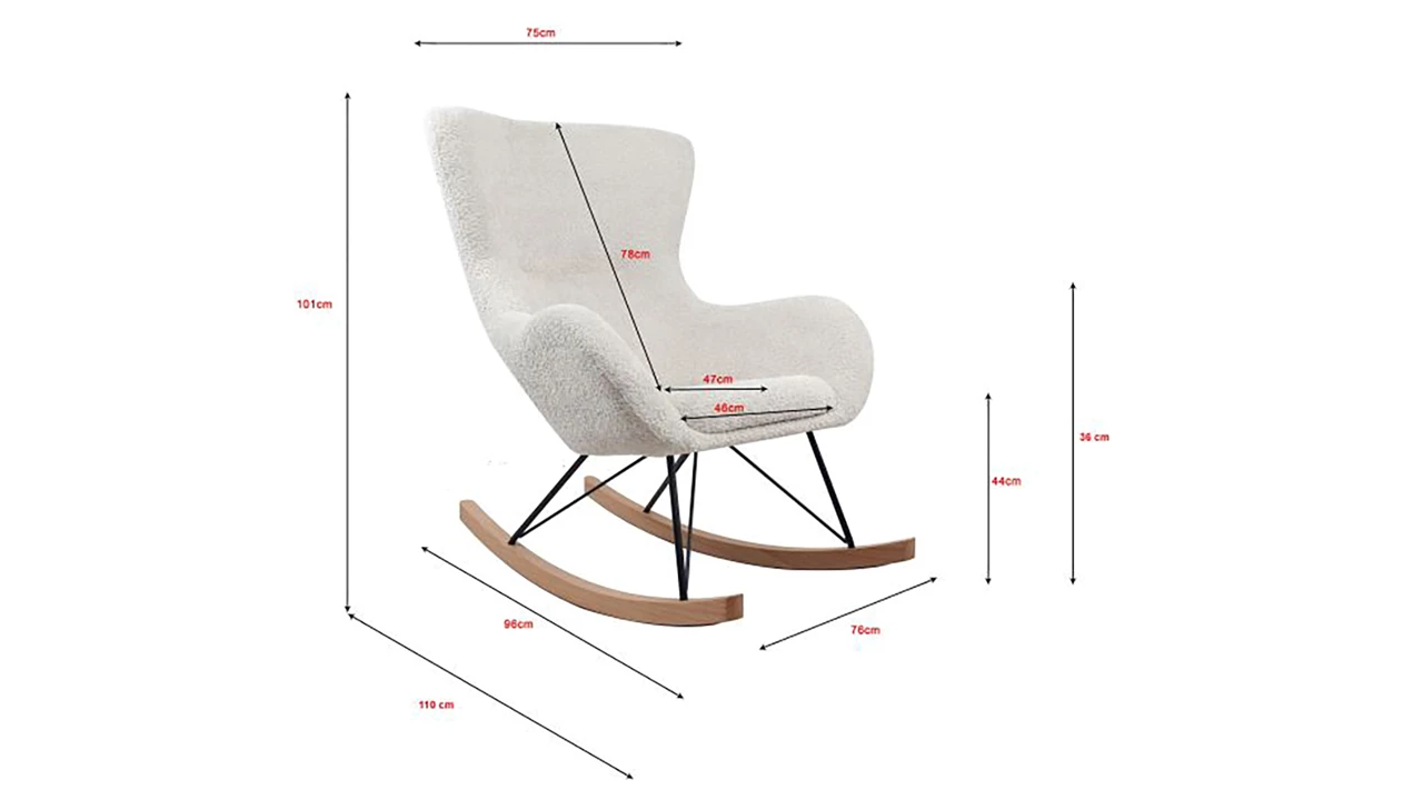 Beter Bed Schommelstoel Rocky Maxi