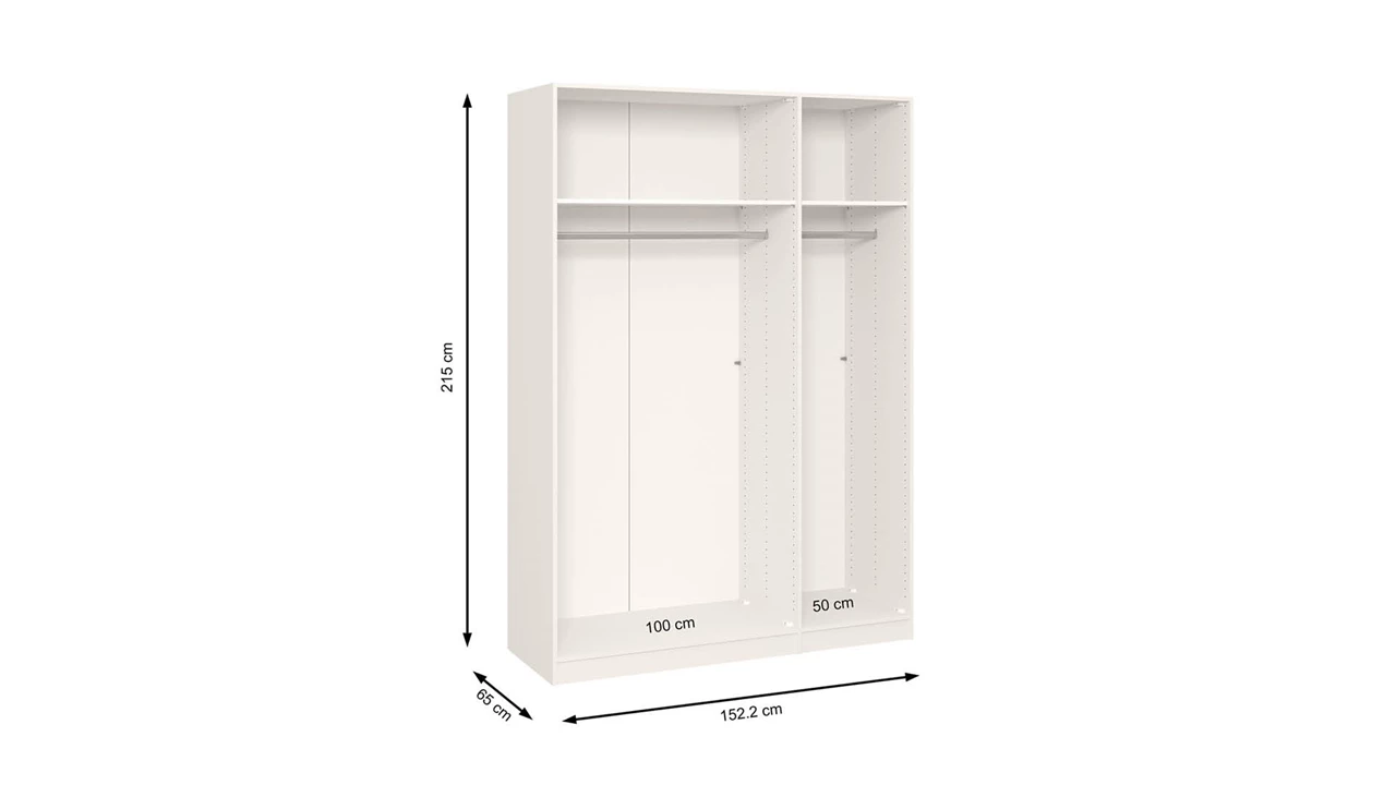 Beter Bed Schuifdeurkast Easy Met Spiegel