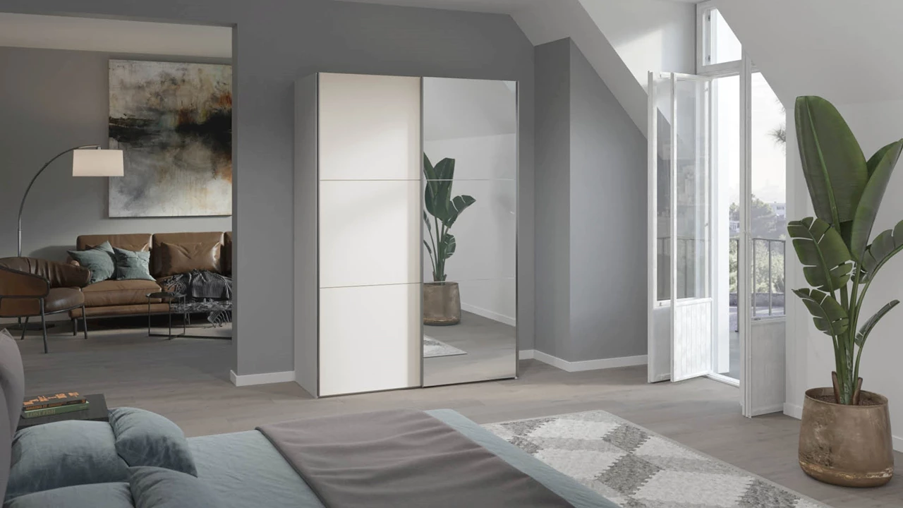 beter bed Schuifdeurkast Easy met spiegel