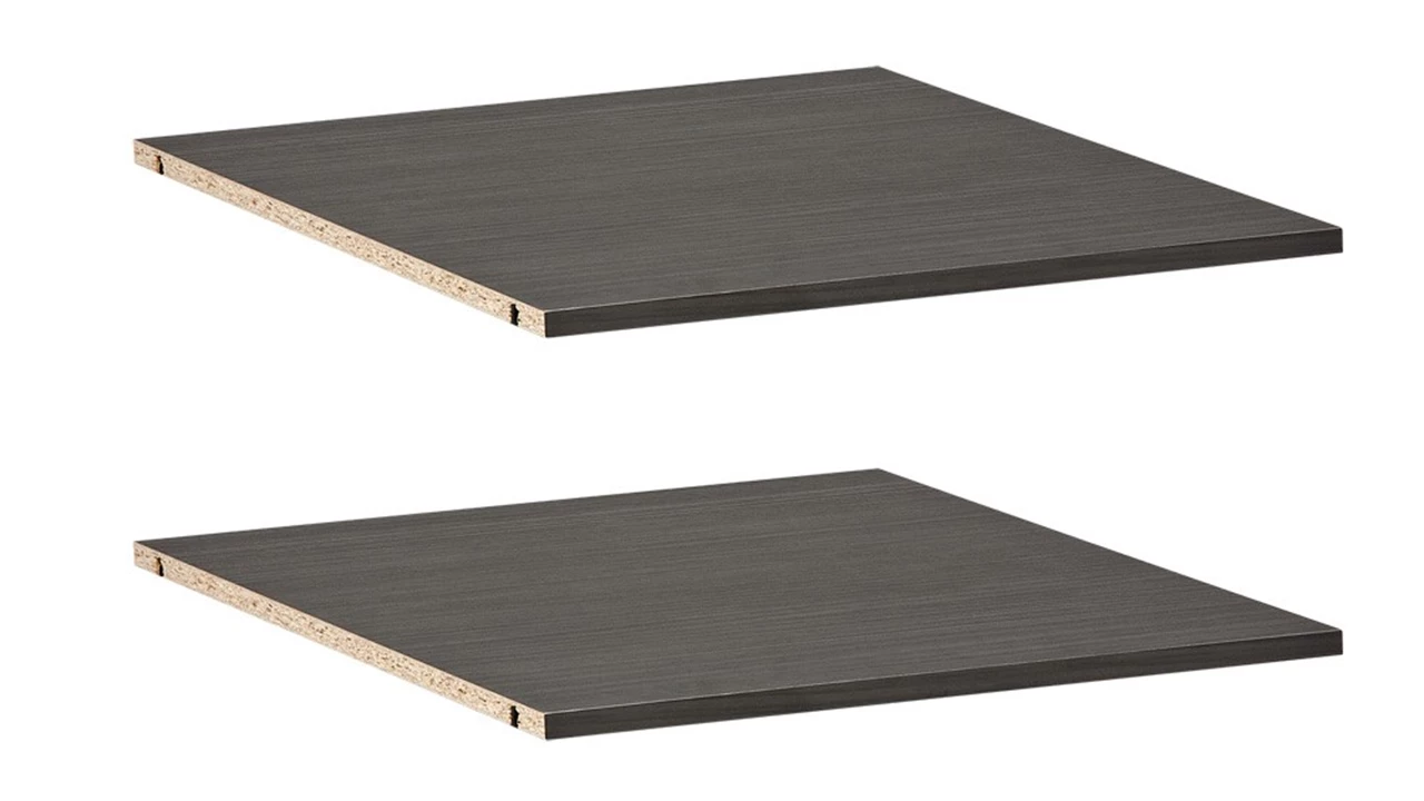 beter bed Set van 2 legplanken Woody