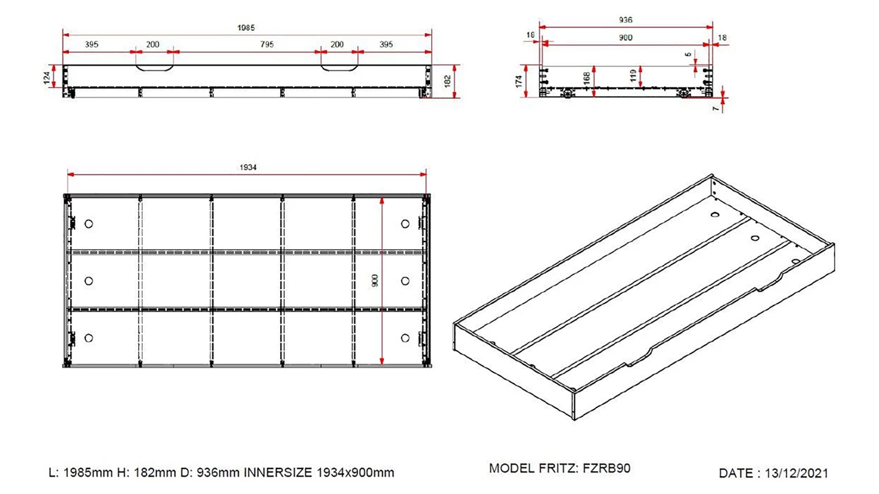 Beter Bed Slaaplade Fritz