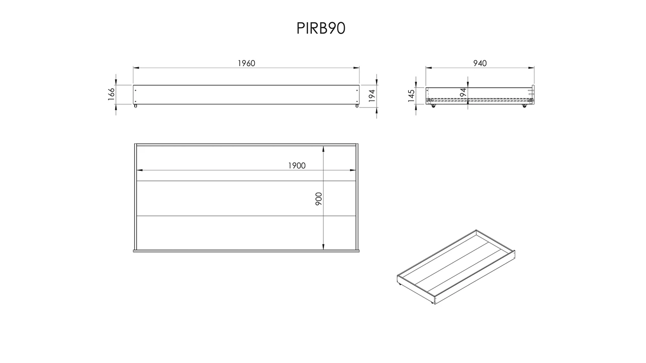 Beter Bed Slaaplade Scott