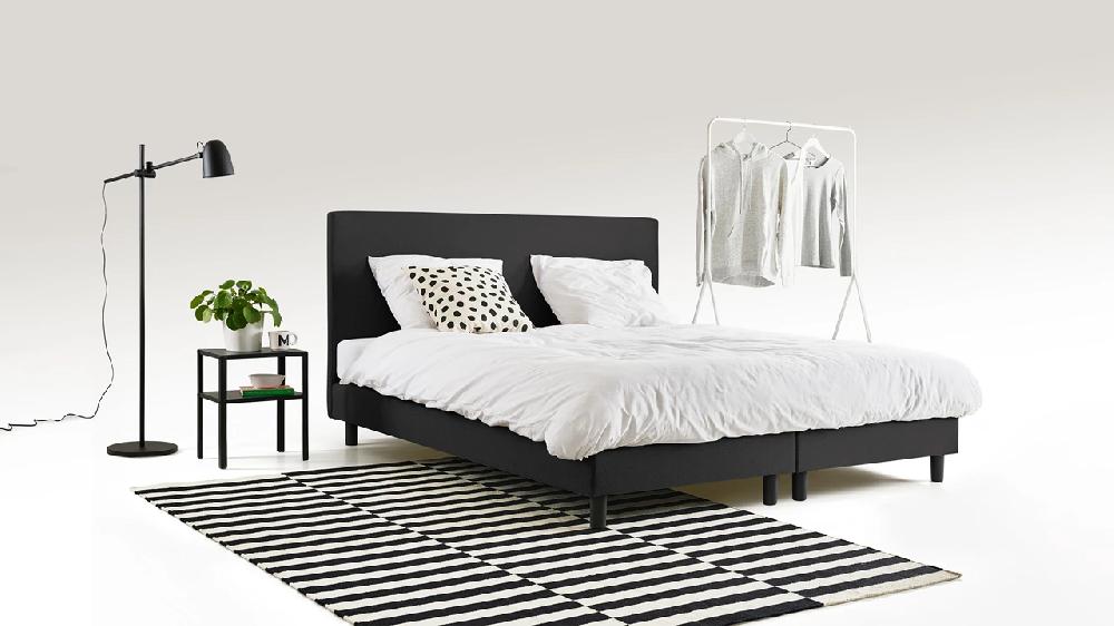 beter bed Box Ambra vlak met Silver Pocket Deluxe Foam matras