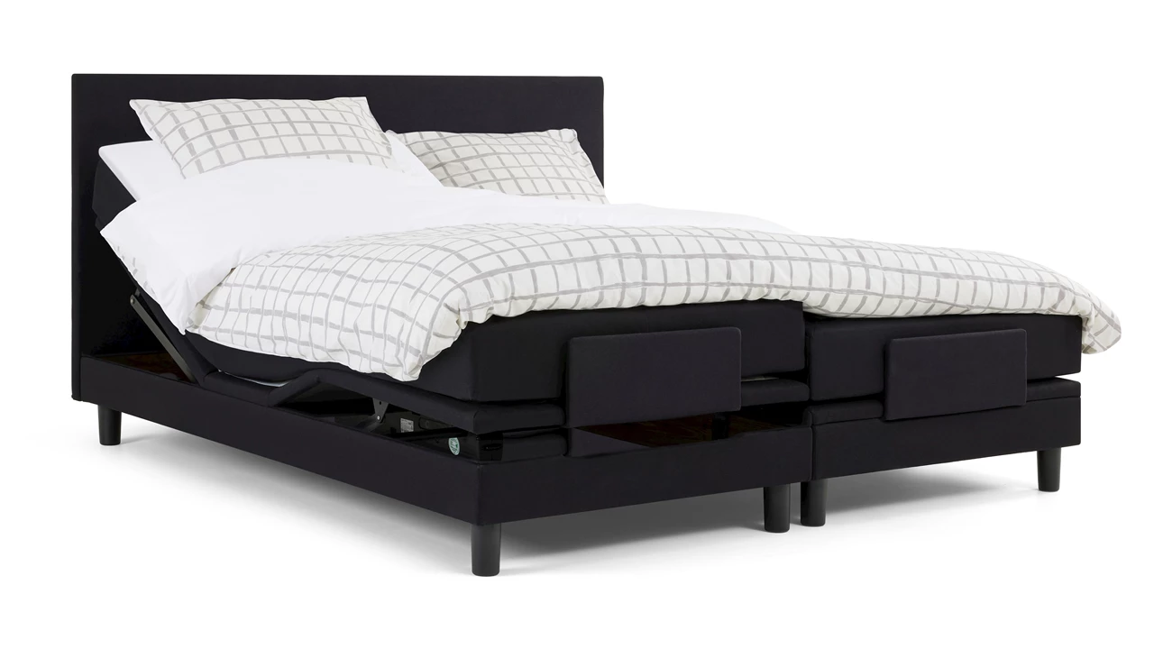 beter bed Box Owen verstelbaar met gestoffeerd matras