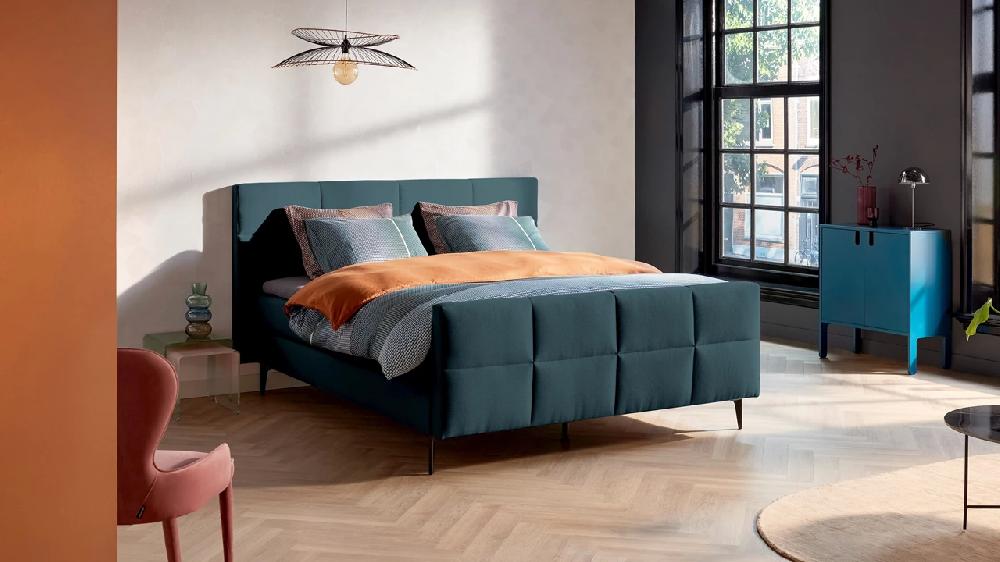 beter bed Boxspring Attraktiv Trendik vlak met gestoffeerd matras beter bed Boxspring Attraktiv Trendik vlak met gestoffeerd matras