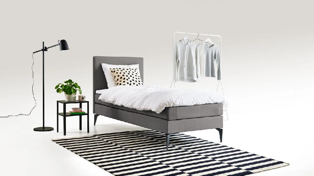 beter bed Boxspring Cisano vlak met gestoffeerd matras