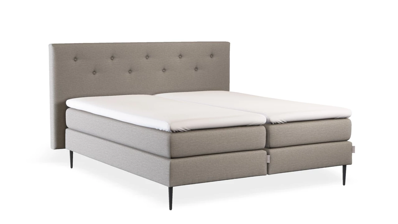 Beter Bed Boxspring Citrine Vlak Met Gestoffeerd Matras