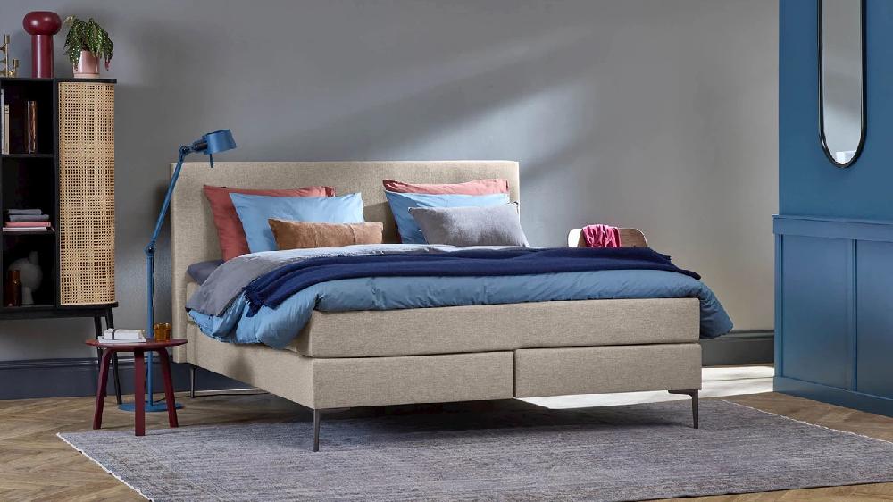 beter bed Boxspring Emerald vlak met gestoffeerd matras beter bed Boxspring Emerald vlak met gestoffeerd matras
