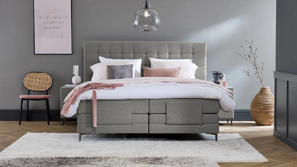 Beter Bed Boxspring Jade Verstelbaar Met Gestoffeerd Matras